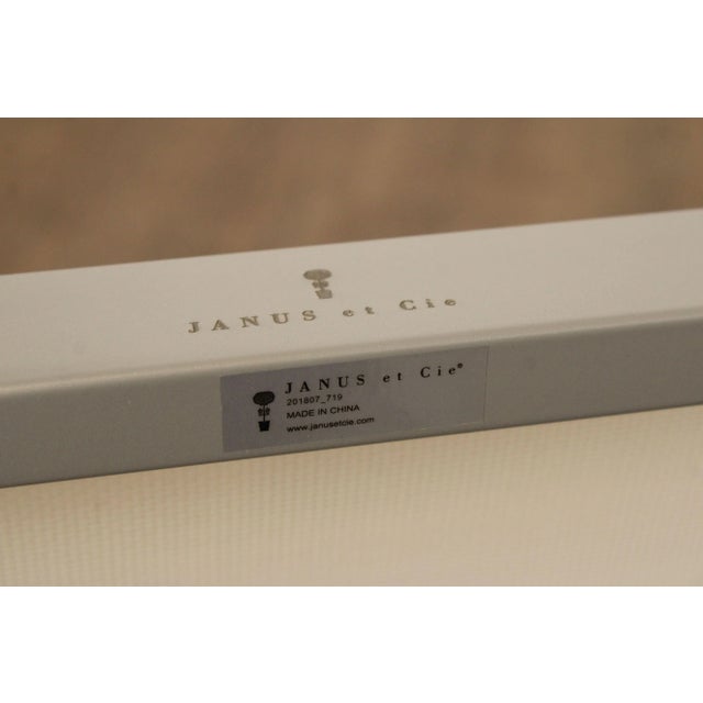 Janus et Cie. Contemporary Pair of 'Duo' Aluminum Mesh Barstools For Sale - Image 12 of 12