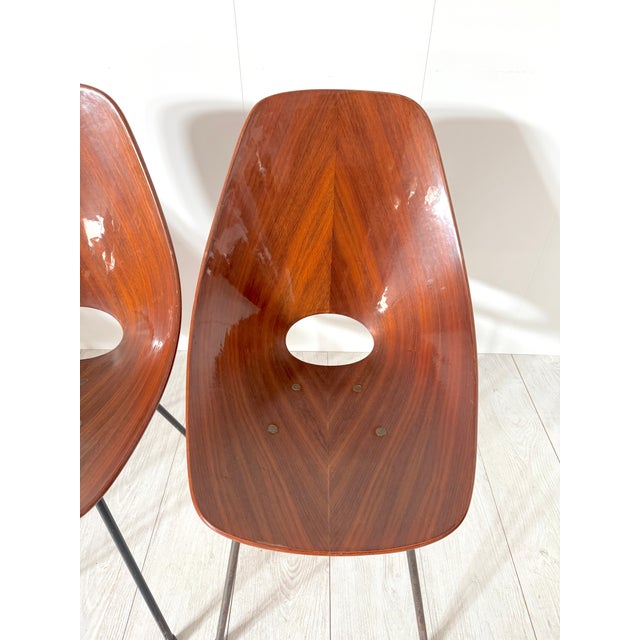 Vintage Medea Chairs by Vittorio Nobili for Fratelli Tagliabue, 1950s, Set of 6 For Sale - Image 9 of 15