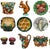 Army Green 19th Century French Majolica Chesnut Jardinière Onnaing For Sale - Image 8 of 11