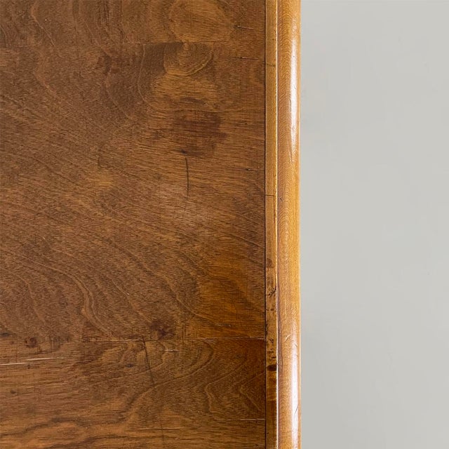 Art Deco Italian Wooden Sideboard with Drawers and Compartment, 1930s For Sale - Image 10 of 18