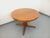 Vintage Round Scandinavian-Style Dining Table in Light Elm with Extensions, 1960s For Sale - Image 16 of 18