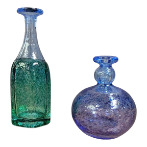 Bertil Vallien for Kosta Boda Mini Blown Art Glass Vases (2)