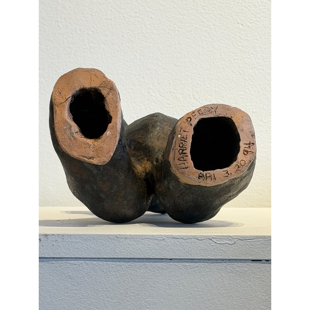 1990s Torso Clay Sculpture Postmodern Vase Vessel Body Female Form For Sale - Image 5 of 5