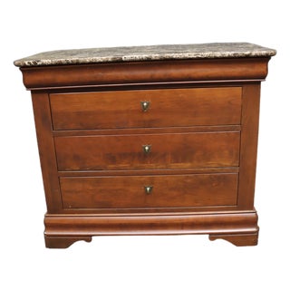 Durham Furniture Cherry Louis Philippe Style Nightstand For Sale
