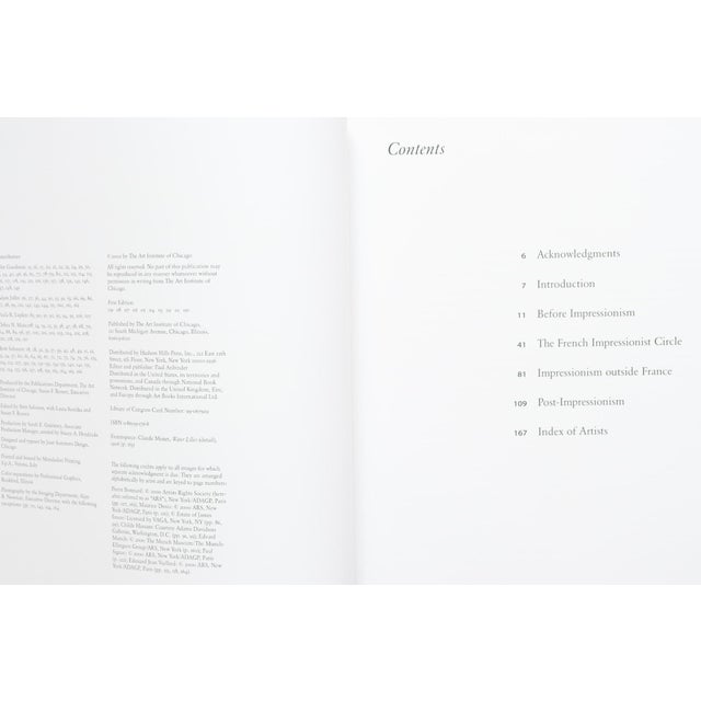 Impressionism and Post-Impressionism in the Art Institute of Chicago. Hardcover book with dustjacket. Stated first edition...
