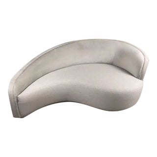 1980s Contemporary Dana Interlude Curved Modern Right Curved Chaise Lounge For Sale