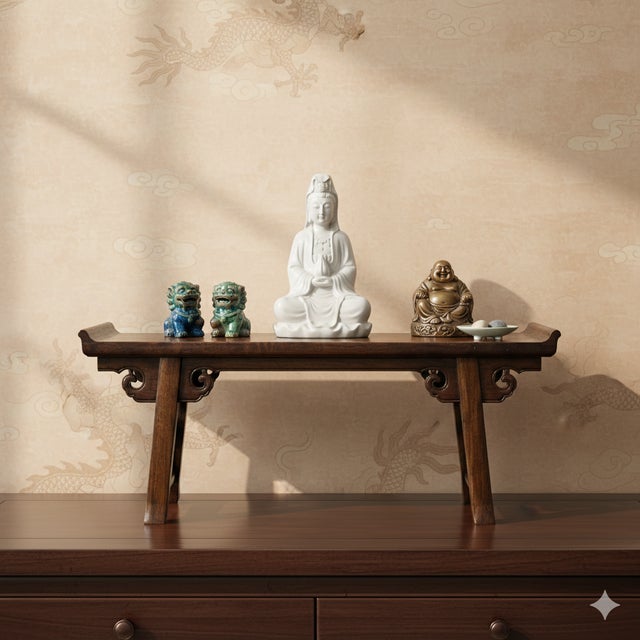 22" Brown Wood Rectangular Ru Yi Point Edge Display Stand Riser For Sale In San Francisco - Image 6 of 9