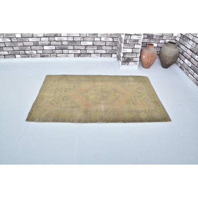Oushak Anatolian Beige Rug For Sale - Image 4 of 10