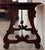 Brown Side Table of Walnut with Carved Lyre Legs and Top, Spanish, 19th Century For Sale - Image 8 of 18