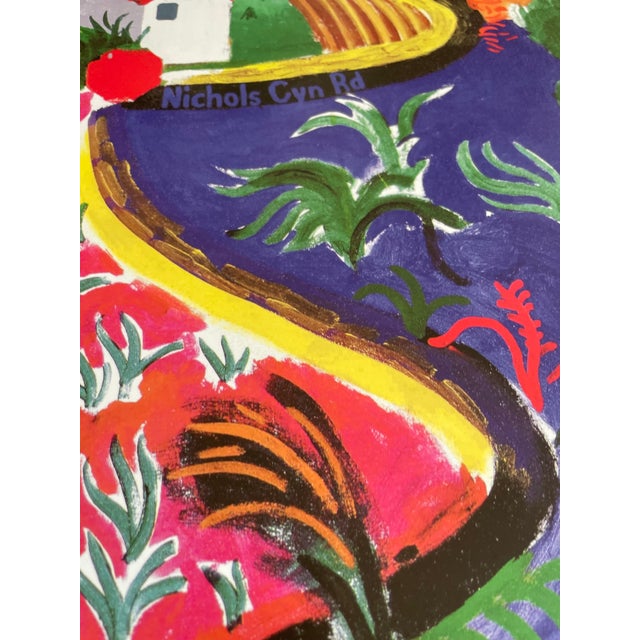 David Hockney, Nichols Canyon, 1980, Mr.og Mrs. Richard C. Hedreen, Seattle Washington, Copyright David Hockney. For Sale - Image 9 of 11