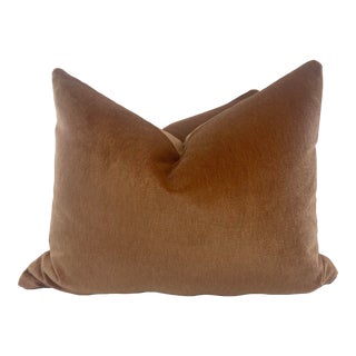 Holly Hunt "New Fortune Velvet" in Harvest Moon 16"x20" Pillows-A Pair For Sale
