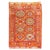 Bright Orange Antique Turkish Bergama Rug - 3'6" x 4'4" For Sale - Image 15 of 18