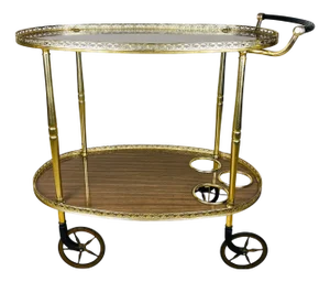 Vintage Bar Cart from M.B., Italy, 1960s