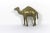 Large Vintage Solid Brass Camel Vintage Brass With Patina For Sale - Image 4 of 10