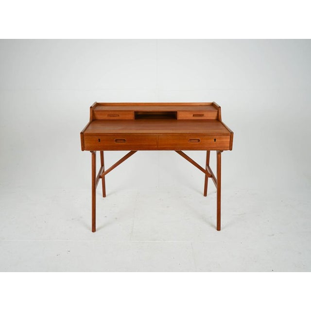 Vintage Teak Desk by Arne Wahl Iversen for Vinde Møbelfabrik, 1960s For Sale - Image 17 of 17