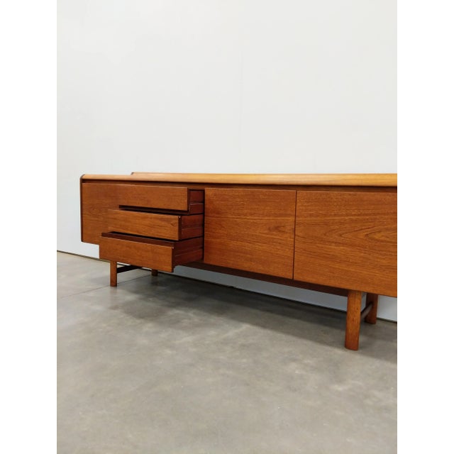 White & Newton 1960s Vintage Mid Century Modern Teak Credenza by White and Newton For Sale - Image 4 of 12
