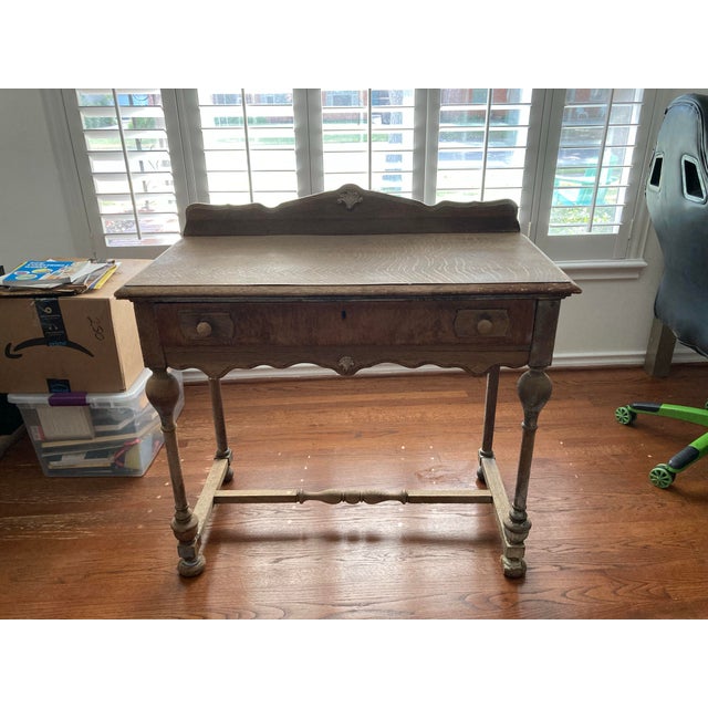 This was my grandmother’s so it has to be early 1900’s or older. It has a chip in the decorative accent on front and a...