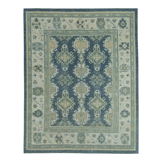 Turkish Oushak Rug 8'1" x 10'2" #19513 For Sale