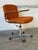 Duba Orange Upholstered Swivel Desk Office Chair Danish Mid-Century Modern 1970s For Sale - Image 11 of 11