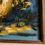 Impressionist 1060’s Original Impressionist Sunflower Painting Chunky Vintage Carved Wood Frame Signed For Sale - Image 3 of 4