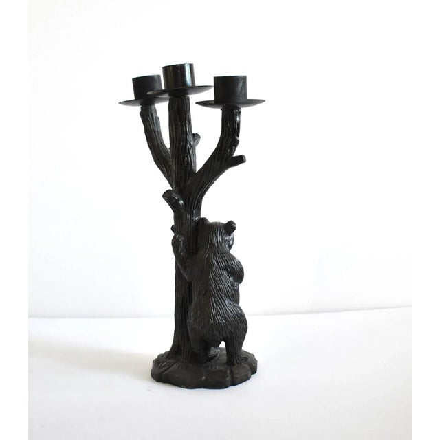 Black Bear Tree Candleabrum For Sale In San Francisco - Image 6 of 7