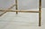 Vintage Hollywood Regency Brass Faux Bamboo Square Glass Top Low Side Table For Sale - Image 10 of 15