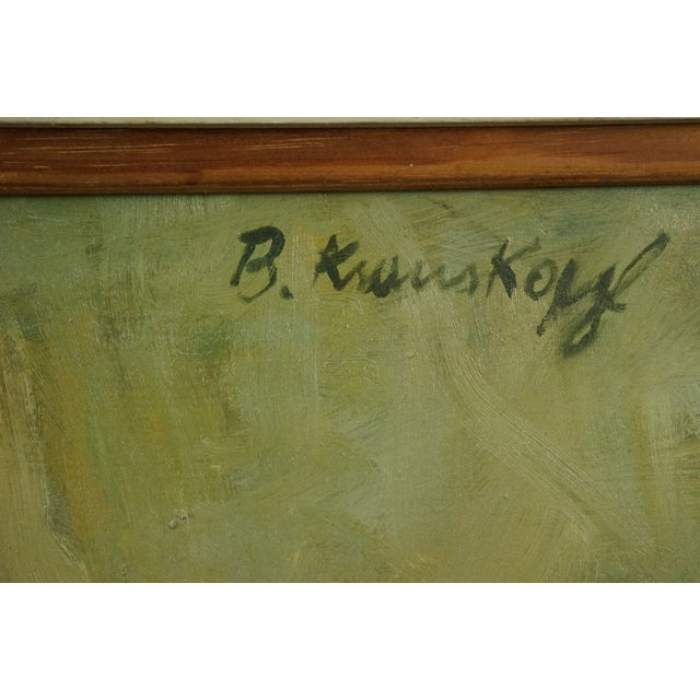 Bruno Krauskopf, Post-Impressionist Portrait of an Elderly Woman, 20th Century, Oil on Masonite, Framed For Sale - Image 14 of 18