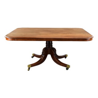 19th Century English Regency Mahogany Dining Table, 1810s For Sale