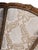Wood Late 20th Century French Provincial Louis XV Style Carved Wingback Bergère Chair in Damask For Sale - Image 7 of 12