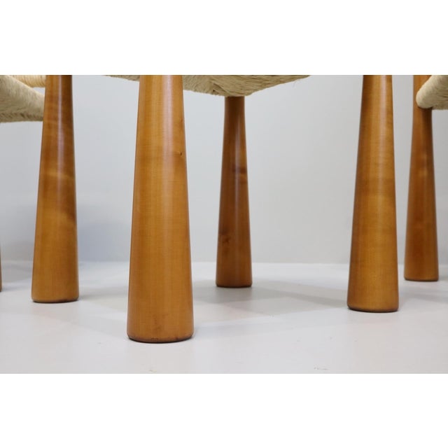 Toscanolla Chairs by Alessandro Becchi for Giovannetti, 1970, Set of 6 For Sale - Image 12 of 17