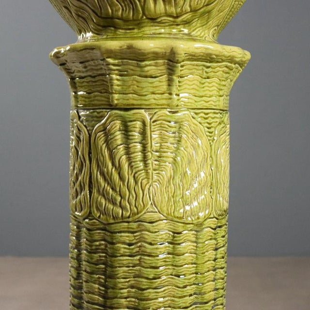 Art Nouveau Pot with Column in Ceramic, Set of 2 For Sale - Image 10 of 14