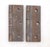 Mid 20th Century Pair of Vintage 2.375 X 3.5 In. Cast Iron Cabinet Hinges For Sale - Image 5 of 5