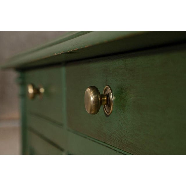 Antique English Painted Pine Glazed Dresser, 1870 For Sale - Image 18 of 18