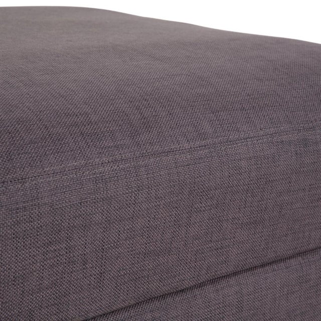 Modern Sepia Fabric Stool from Bolia For Sale - Image 3 of 9