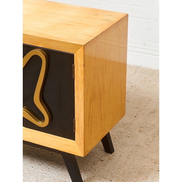Mid 20th Century Brown Saltman Paul Lazo Nightstands, Pair, Attributed For Sale - Image 9 of 12