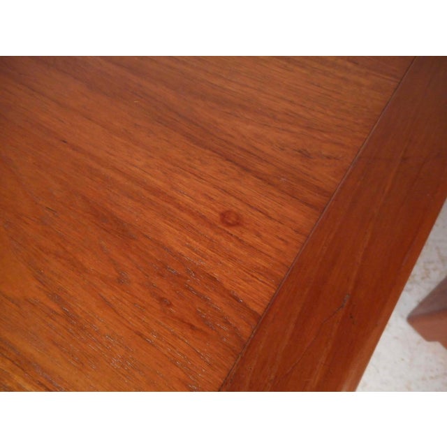 Pair of Mid-Century D-Scan Captain Line Teak Nightstands For Sale - Image 12 of 15