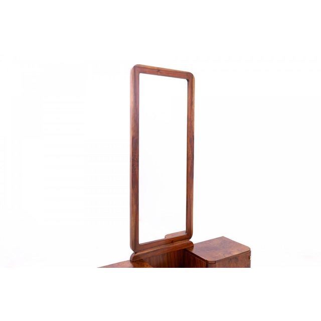 Wood Art Deco Dressing Table, Poland, 1940s For Sale - Image 7 of 14