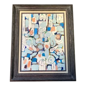 Contemporary Original Stephen Heigh Abstract Painting “Gather Together”