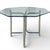 Vintage Chromcraft Chrome and Woven Five-Piece Dining Set, Mid-Century Modern, Mid-Century, Coastal, Glass For Sale - Image 11 of 18
