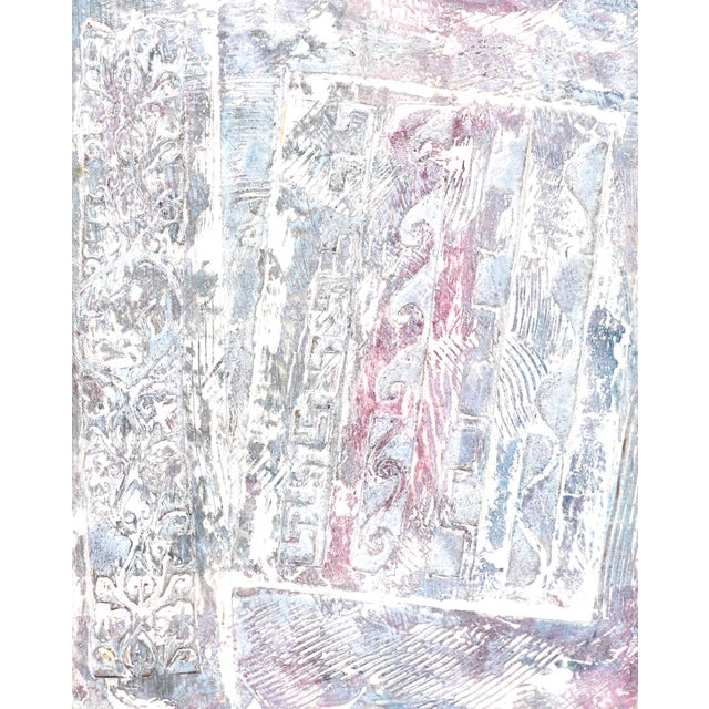 Contemporary Contemporary Pattern Bas Relief Oil Painting by Martha Holden For Sale - Image 3 of 7