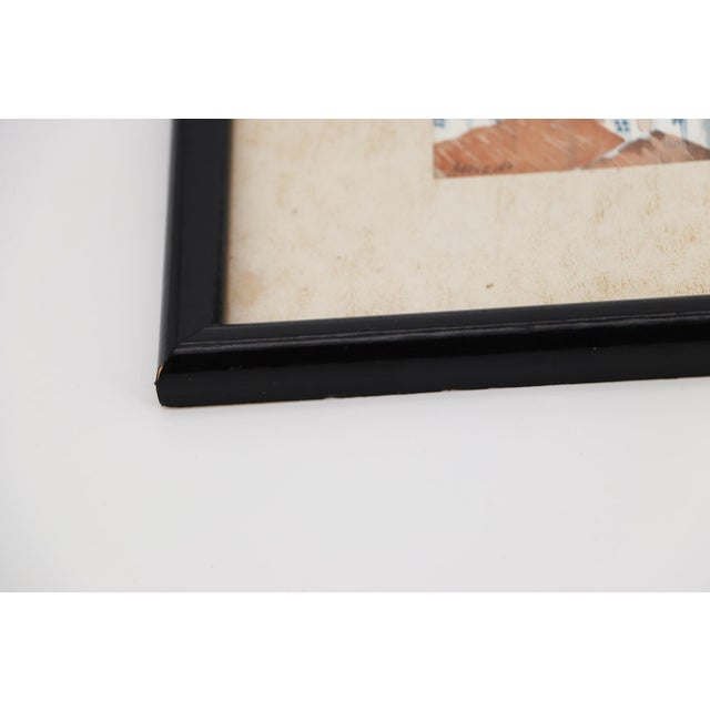 1950s 1950s Portuguese Watercolor Depicting the Church of Santo Estevão, Alfama, Lisbon For Sale - Image 5 of 9