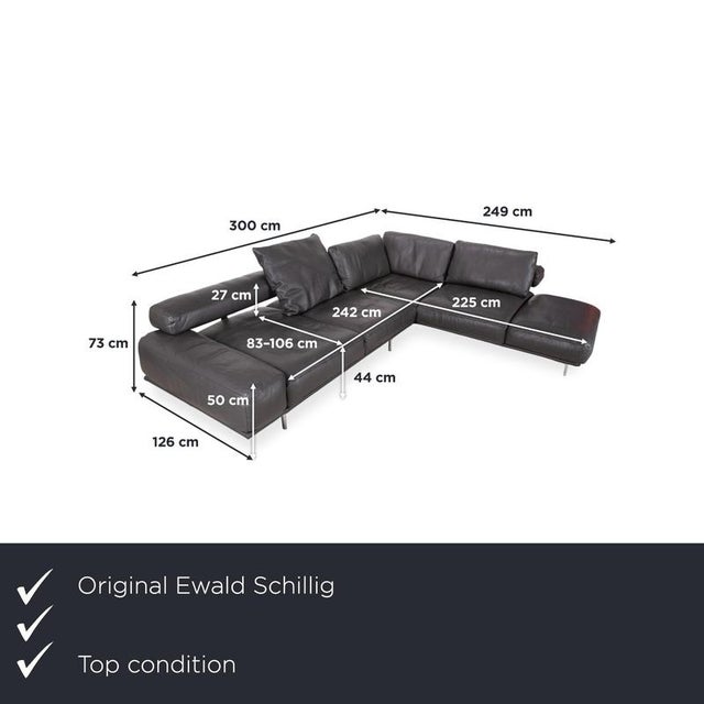 with this Ewald Schillig Brand Shine corner sofa, you're getting a piece of furniture that instantly exudes a modern,...