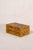English Vintage Hand Painted Mustard + Floral Box For Sale - Image 3 of 8