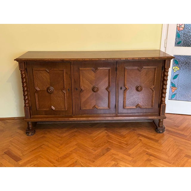 Spanish Style Oak Chest or Dresser, Early 20th Century For Sale - Image 6 of 6