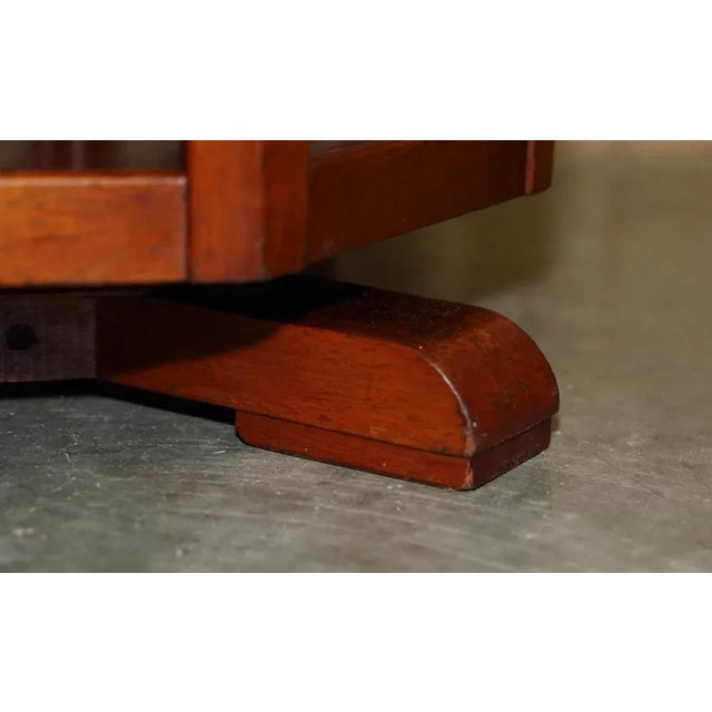 Inlaid Octagonal Revolving Bookcase For Sale - Image 6 of 13