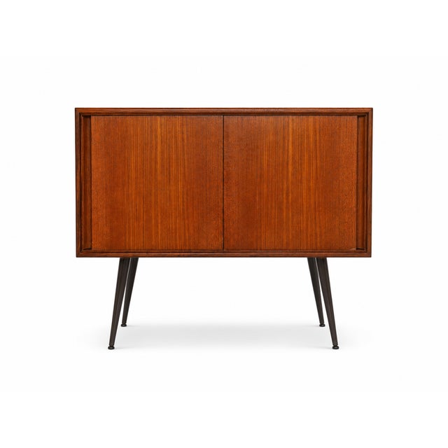 A fully restored G-Plan mid-century teak cabinet, believed to be from the Form Five range, with a clean architectural form...