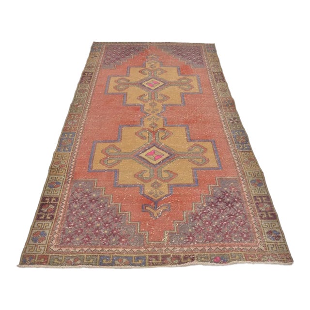 Handknotted Vintage Nomadic Rug For Sale