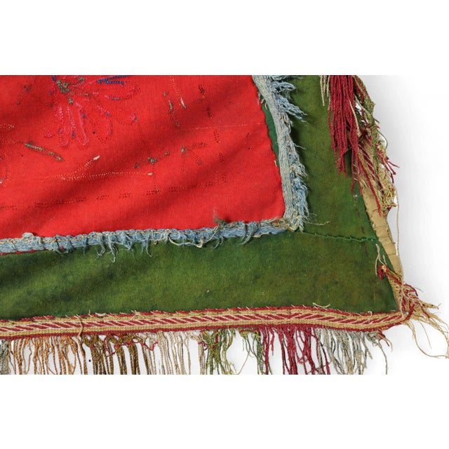 Embroidered Bukhara Suzani Horse Blanket, 1890s For Sale - Image 7 of 18