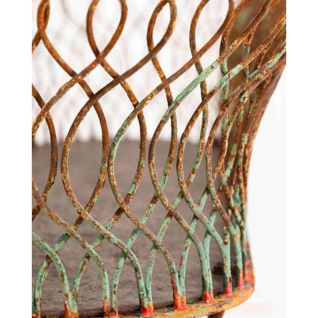 Large 19th Century French Wrought Iron Planter, Napoleon III Period For Sale - Image 14 of 14