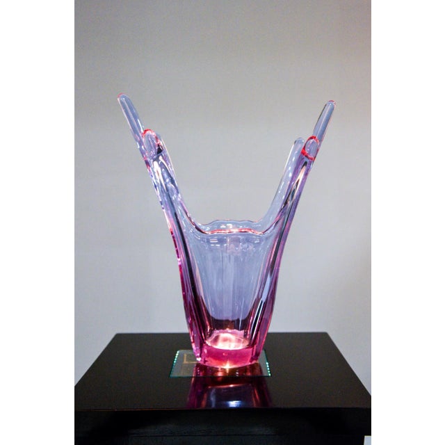 Ebonised Beechwood Pedestal Display Stand With Glass Top - a Pair For Sale - Image 11 of 13